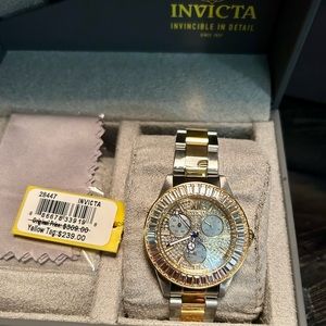 Invicta Women's Watch with Silver and Gold Tones